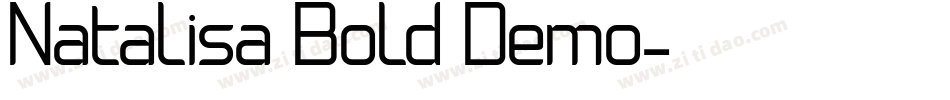 Natalisa Bold Demo字体转换